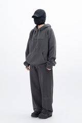 Argen Shine Embroidered ピグメントスウェットパンツ