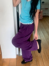 Ritz Wood String Color Nylon Pants