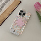 [Mademoment] blossom flower pattern design iphone card case