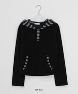 Lanno Stripe Color Matching Hoodie