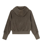 [For Spring] Ruen Cross Embroidery Hoodie Zip-Up