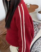 Davenn Track Line Knit Zip-Up
