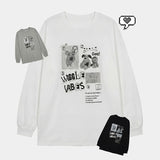 Toto Cute Dyed Print Sweatshirt