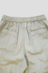 Silky jogger pants, Light khaki