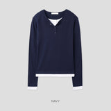 トゥービレイヤード長袖Tシャツ-5C
