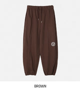 Knits incision wide jogger pants