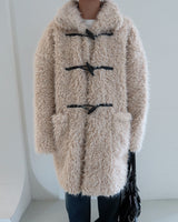 Half fur coat of soft tteokbokki