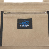 Pigment Washed Oxford Tote Bag Beige