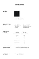 ANGEL HOOK DRESS black