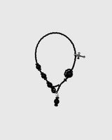 Onyx cross bracelet (2 size)