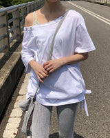メリンストラップ半袖Tシャツ