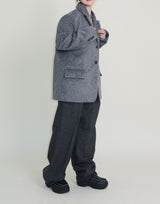 Winter Alpaca Formal Single Jacket (Wool Jacket) (Lining 2 Ounces)