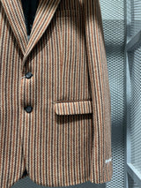 Mahogany Striped Suit