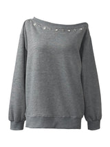 city eyelet off-shoulder mtm (fleece-lined / 4color)