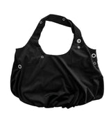 Dumpling Eyelet Shirring Shoulder Bag
