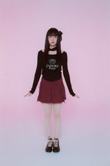 J'adore Plein スカーフTシャツ (ブラック)