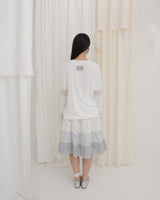 GARDEN STRIPE HENLEY NECK LONG SLEEVE