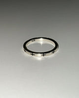 ホーブクロスリング (シルバー) *1PCS