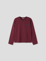 Pocket check crop long sleeve shirt