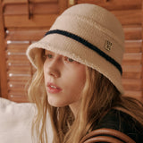  Line Layered Bucket Hat (Ivory)