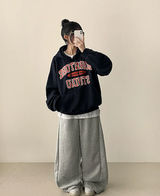 Noah Lettering Point Casual Over Hoodie