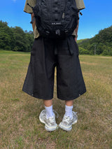 フォールドジーンズ8部丈バミューダパンツ2C