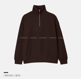 Hendes Daily Ribbed Semi-Zip Up Knit