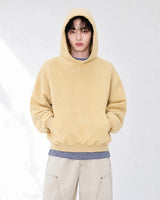 (UNISEX) ハーフハイネッククロップフーディー