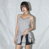 [セット] レースベーシックカーディガンセットアップ 3color