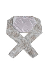 [ID] Distressed Halter Top & Bolero Set (Silver gray)