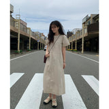 Nelu Stitch Long Dress