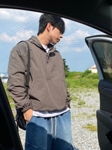 Washing diagonal balloon cargo denim pants 2C