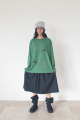 JUMP LONG SLEEVE T (GRASS GREEN)