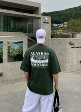 ography Alaska Mountain Overfit Short Sleeve