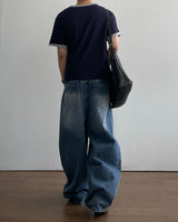 Root Balloon Denim Pants