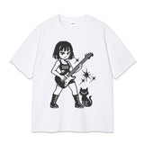ピクセルギターキッドオーバーフィットTシャツ(3color)