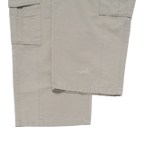 25SS DAMAGE WASHED WIDE CARGO PANTS IVORY