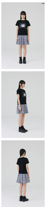 ANGEL CAT VER.4 T SHIRT - BLACK