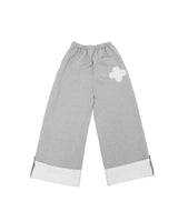 レースフォールディングスウェットパンツ/ gray