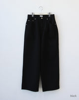 double pintuck wide pants