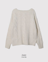 #MR Twist Loose Wool Knit (4color)