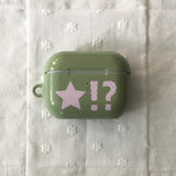 Star Dang Dang Dot Mint Mocha Glossy AirPods Case