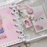 [A5] Heart Lover's Club: 6-ring diary cover