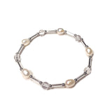 Kichikichiyaya Bracelet 001 Pearl Crystal