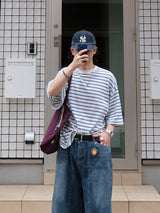 RUU Sand Washing Denim Bermuda Pants
