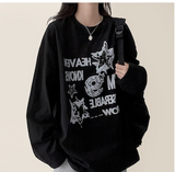 Odd Vintage Printed Boxy Long Sleeve Tee