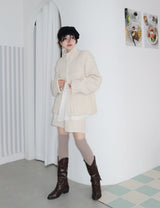 Boehm Boksarthy high neck two-way cardigan (outer)
