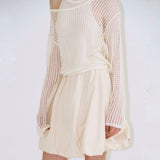 Net Layered Top - 3colors