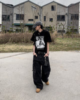 Tech Double Cargo Wide Pants