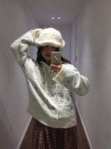 Weasley Snow Hooded Knit (3color)